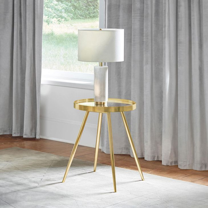 Kaelyn Gold End Table