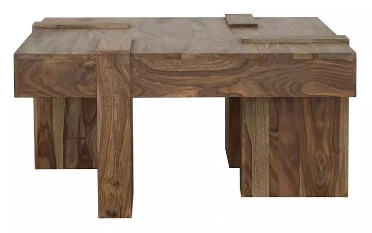 Skeet Natural Sheesham Coffee Table