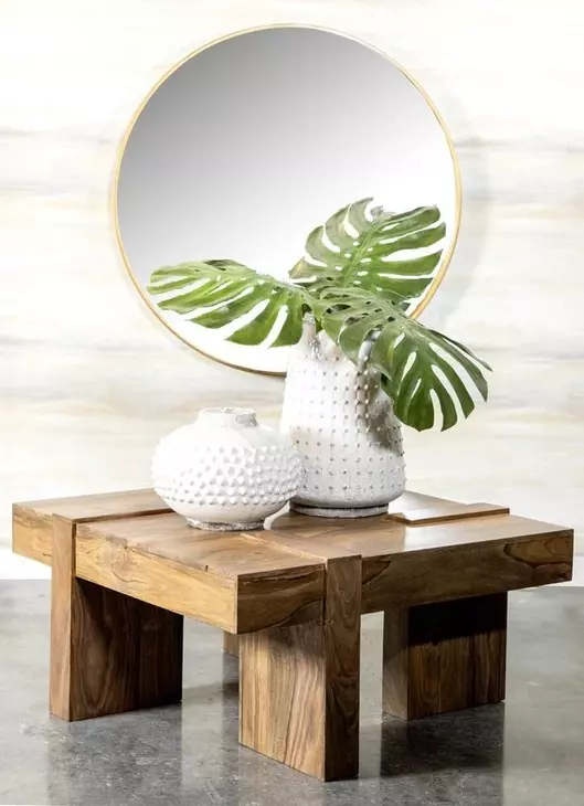 Skeet Natural Sheesham Coffee Table