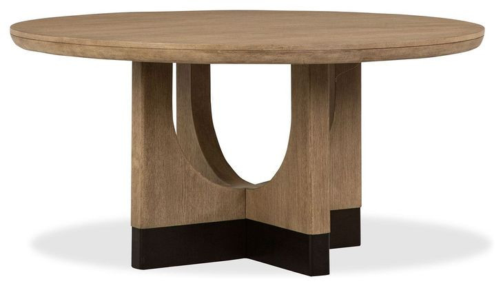 Tristan Swiss Coffee 60" Round Dining Table