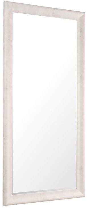 Eleana White Rectangular Floor Mirror