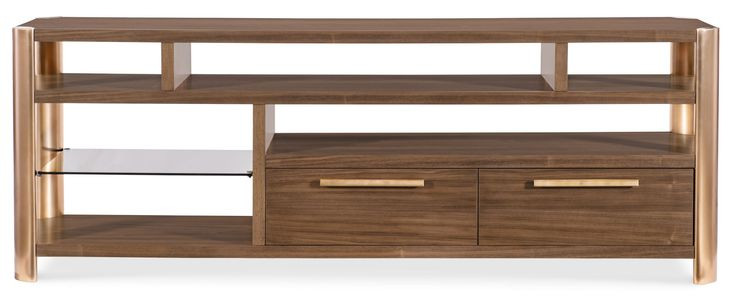 Eleana Medium Brown 83" Entertainment Console