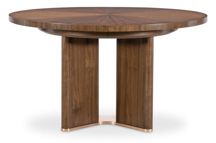 Eleana Medium Brown Extendable Oval Dining Table