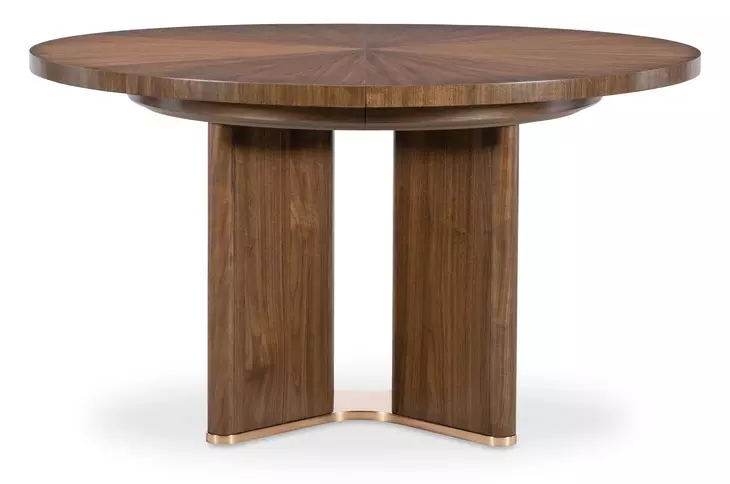 Eleana Medium Brown Extendable Oval Dining Table