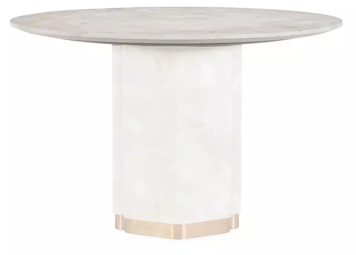 Eleana Beige 48" Round Dining Table
