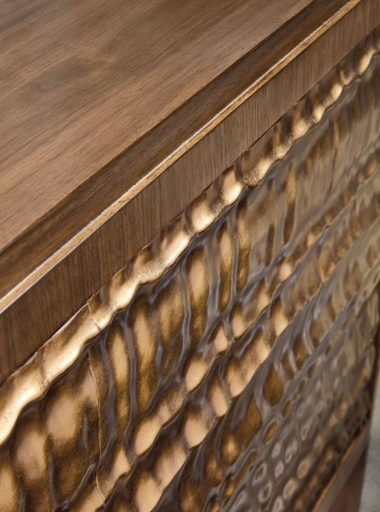 Eleana Medium Brown 2 Door Accent Chest