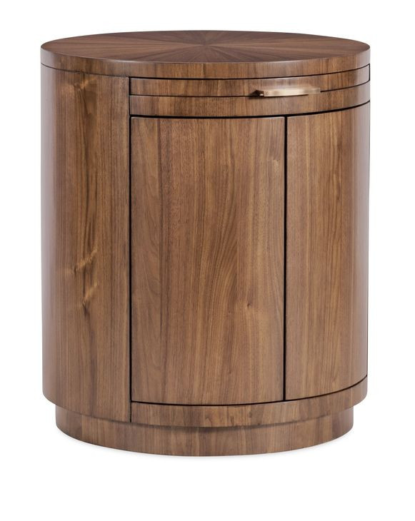 Eleana Medium Brown 2 Door Nightstand