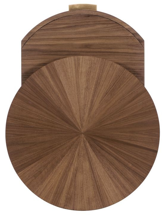 Eleana Medium Brown 2 Door Nightstand