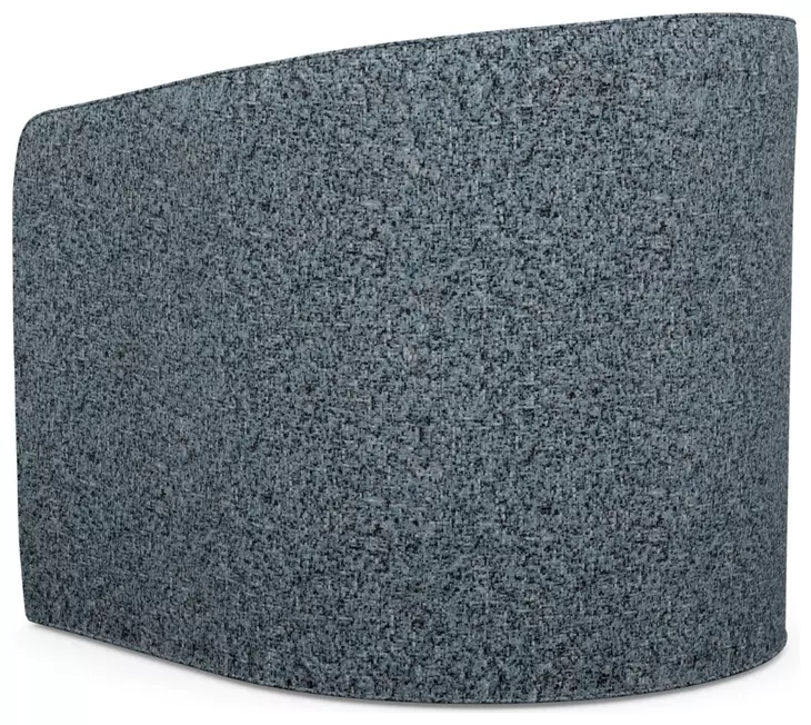 Los Altos Colton Blue Gray Upholstered Swivel Chair