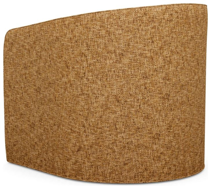 Los Altos Colton Orange Upholstered Swivel Chair