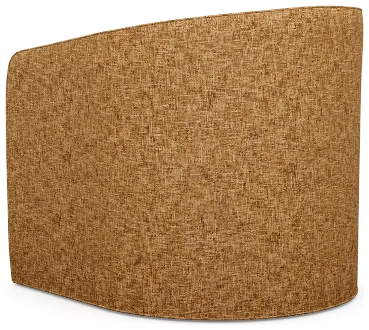 Los Altos Colton Orange Upholstered Swivel Chair