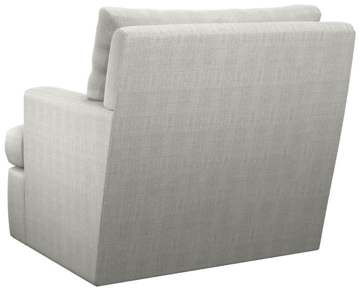 Bandar Gray Upholstered Swivel Chair