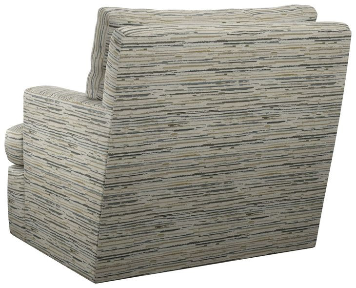 Bandar Beige Upholstered Swivel Chair