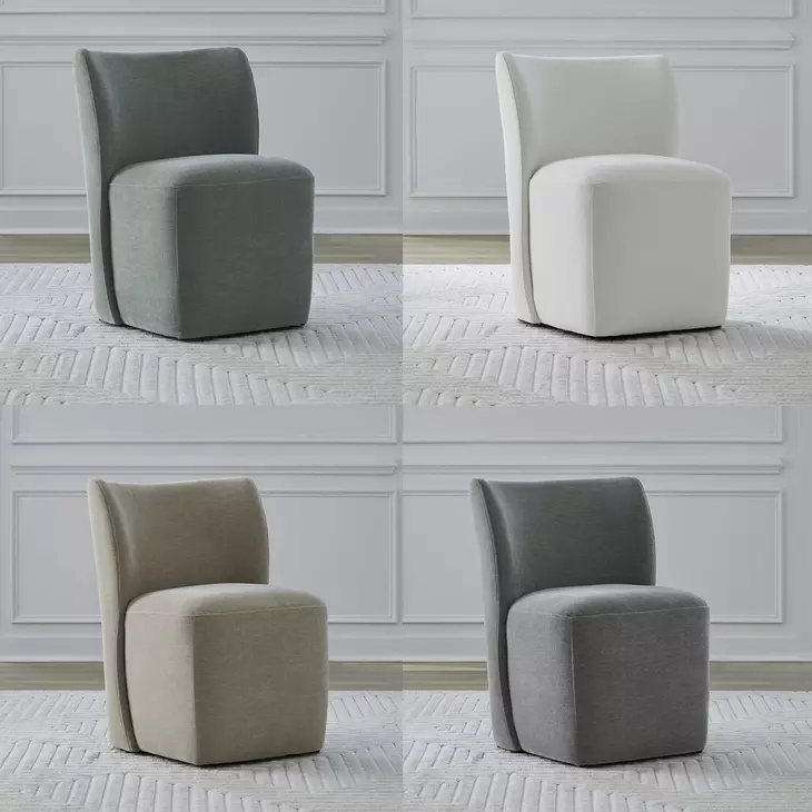 Dining Studio Truffle Upholstered Dining Chair Set of 4