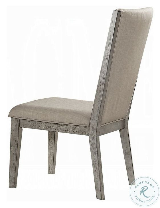 Rocky Gray Oak Side Chair Set of 2