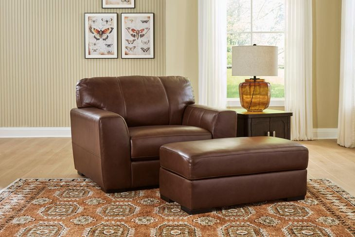 Creazzo Canyon Leather Ottoman