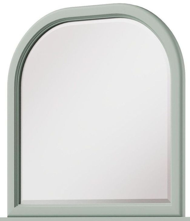 Pure Maple Sage Arched Dresser Mirror