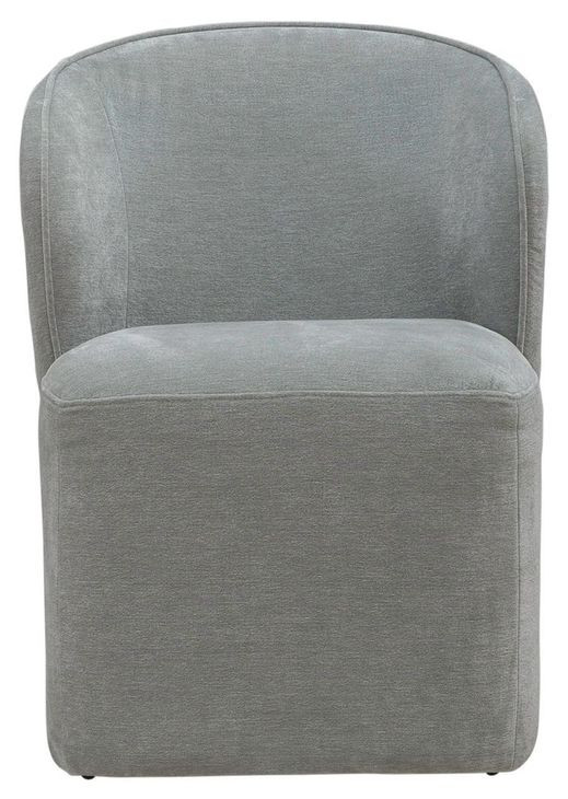 Accent Dining Sapphire Upholstered Dining Chair with Casters