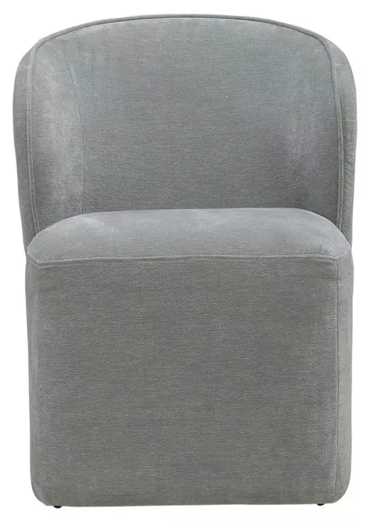 Dining Studio Sapphire Upholstered Dining Chair with Casters