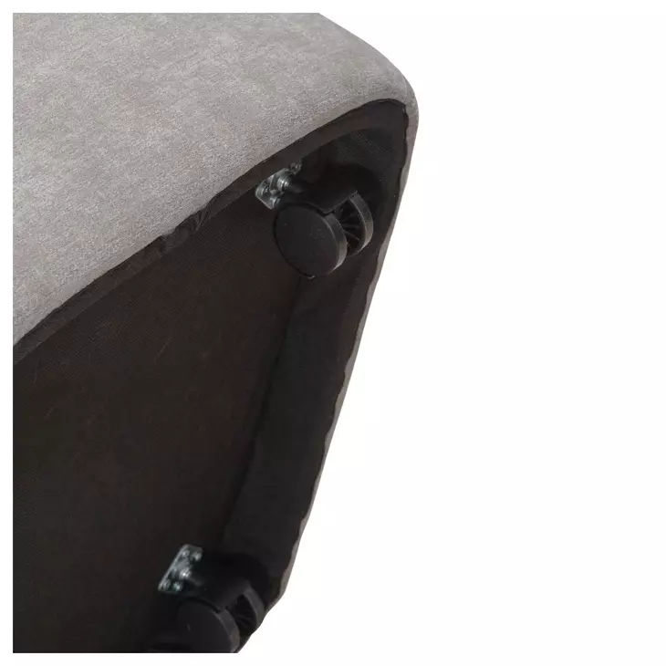 Dining Studio Truffle Upholstered Dining Chair with Casters