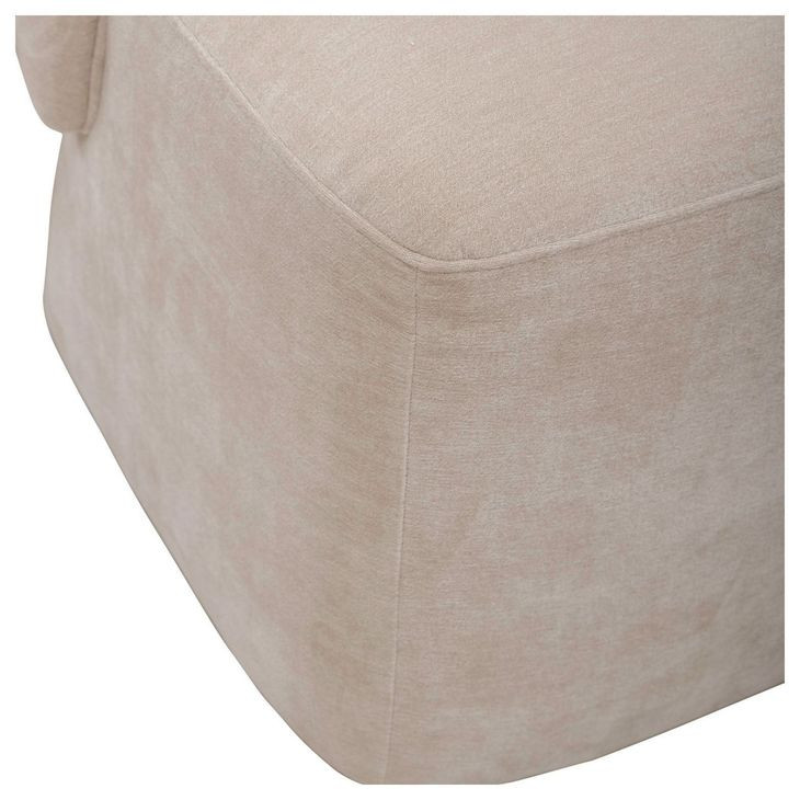 Accent Dining Wicker Upholstered Dining Chair with Casters