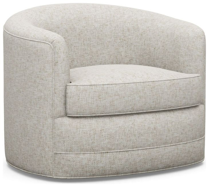 Ocean Club Kava Beige Upholstered Swivel Chair
