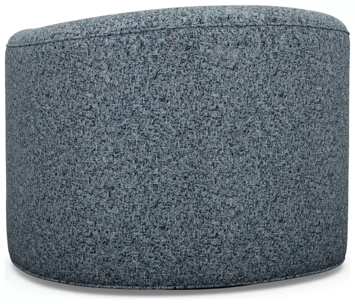 Ocean Club Kava Blue Upholstered Swivel Chair