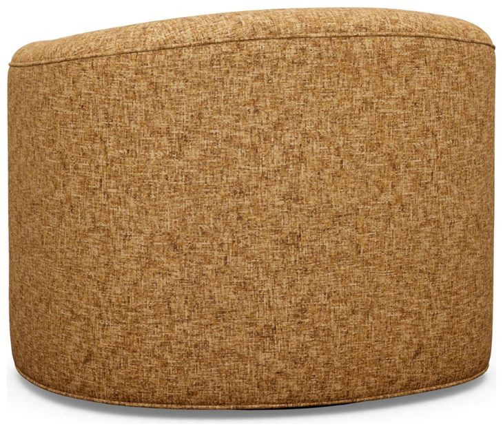 Ocean Club Kava Orange Upholstered Swivel Chair