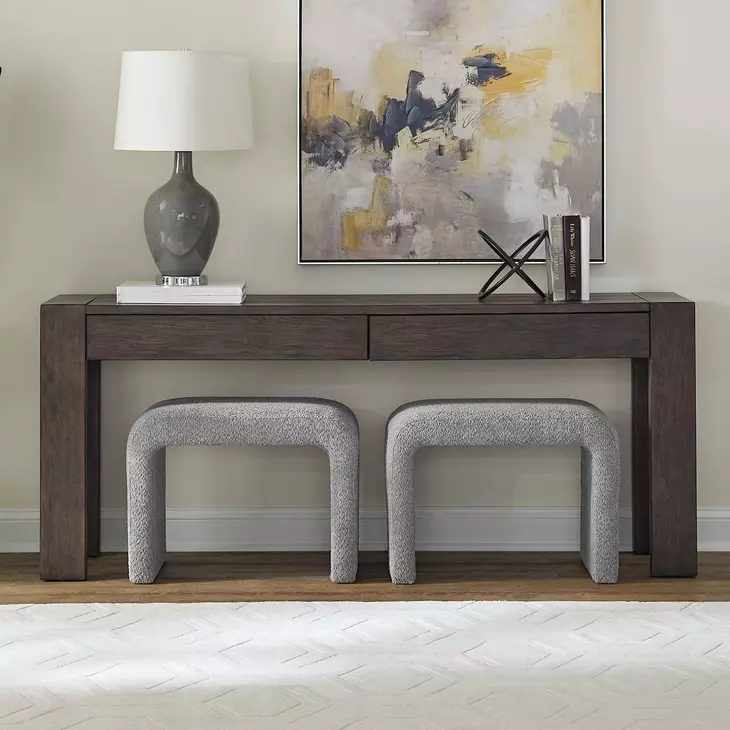 Cascade Falls Satin Espresso 100" Extendable Rectangular Dining Table