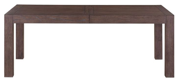 Cascade Falls Satin Espresso 100" Extendable Rectangular Dining Table
