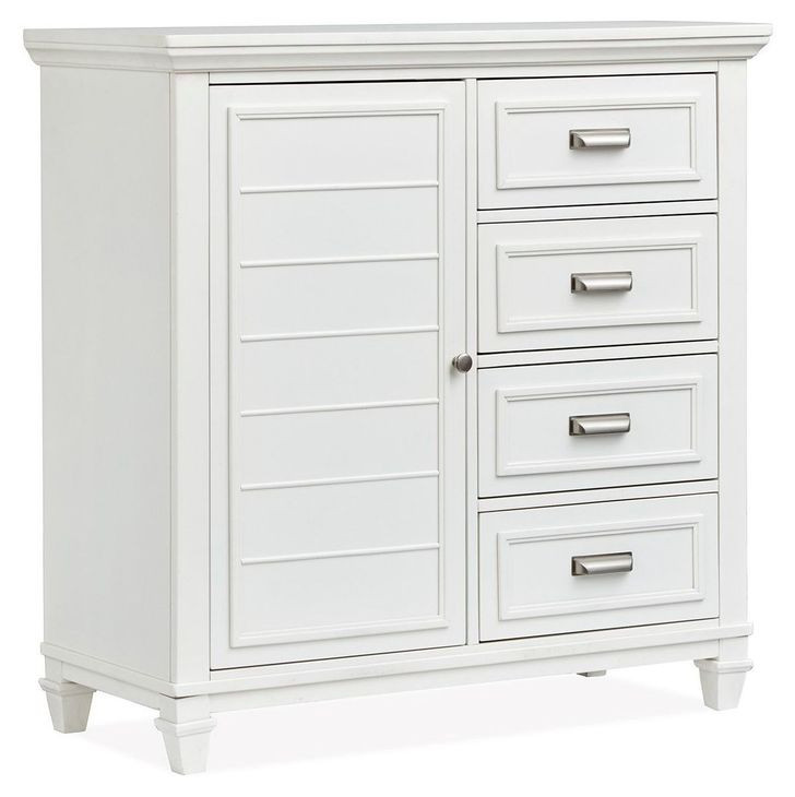 Charleston White Dove Storage Panel Bedroom Set