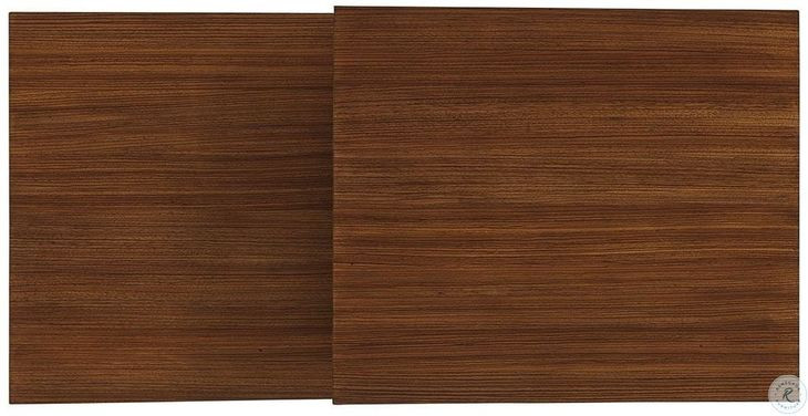 Kitano Dark Umber Cascade Rectangular Cocktail Table