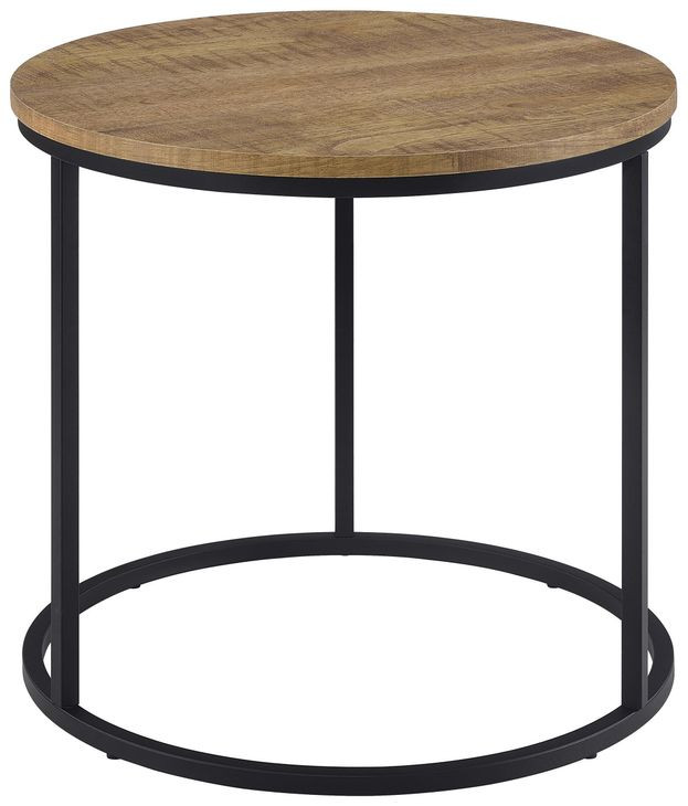 Lainey Mango Round End Table