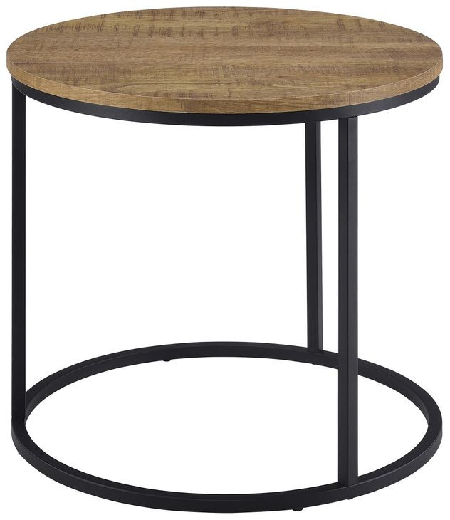 Lainey Mango Round Nesting Occassional Table Set