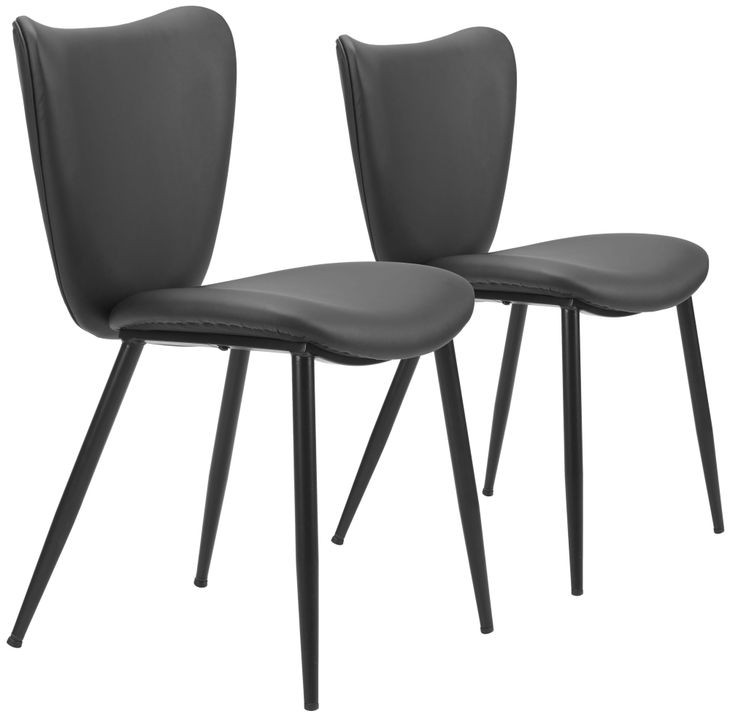 Prestige Black Dining Chair Set Of 2
