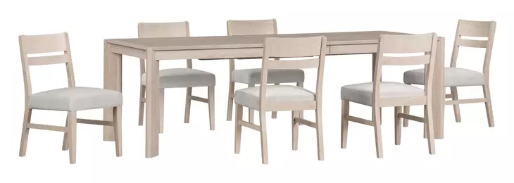 West End Natural Maple 90" Extendable Rectangular Butterfly Leaf Dining Table
