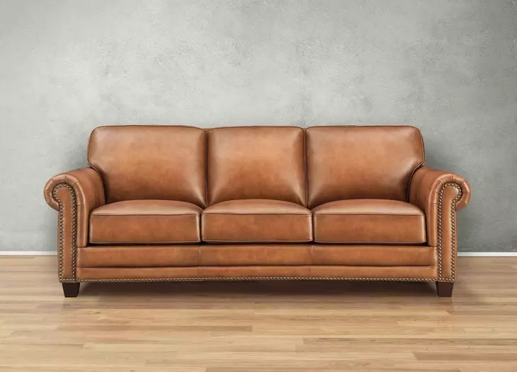 Colwyn Saddle Leather Living Room Set
