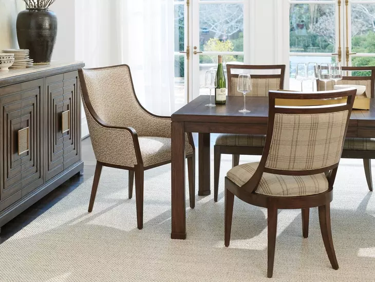 Bromley Silverado Beige Upholstered Arm Chair