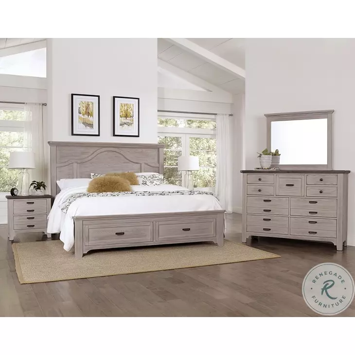 Bungalow Dover Grey And Folkstone Master Landscape Mirror