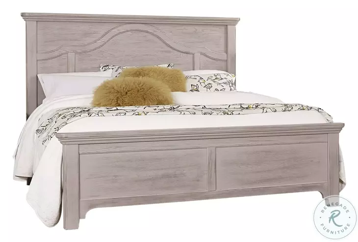 Bungalow Dover Grey And Folkstone Mantel Queen Panel Bed