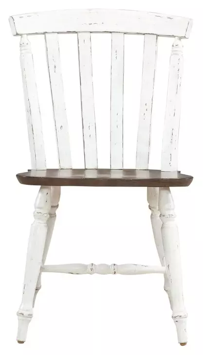 Al Fresco Graphite and Whitestone Side Chair Set of 2