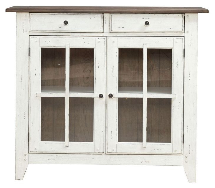 Al Fresco Graphite and Whitestone 2 Glass Door Server