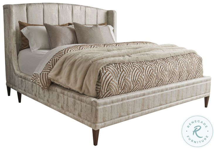 Rendezvous Biscayne Performance Fabric King Upholstered Savoy Bed