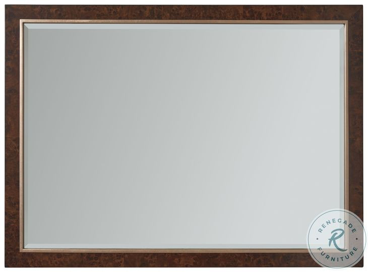 Rendezvous Walnut Rectangular Barnett Mirror