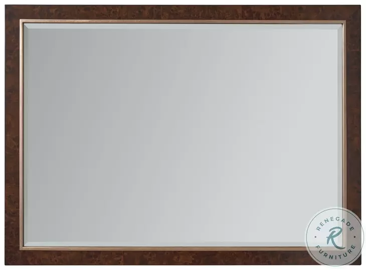 Rendezvous Walnut Rectangular Barnett Mirror