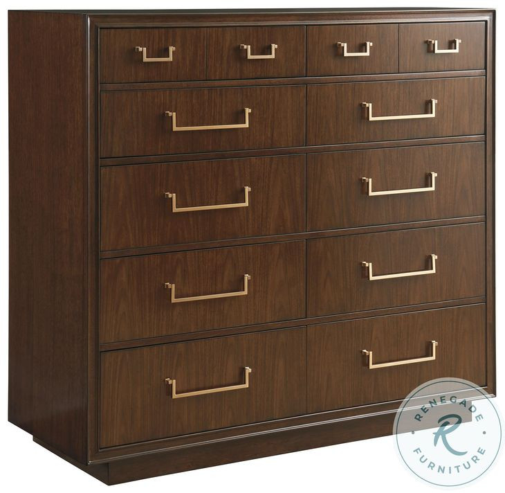 Rendezvous Walnut Ascot Gentlemans Chest