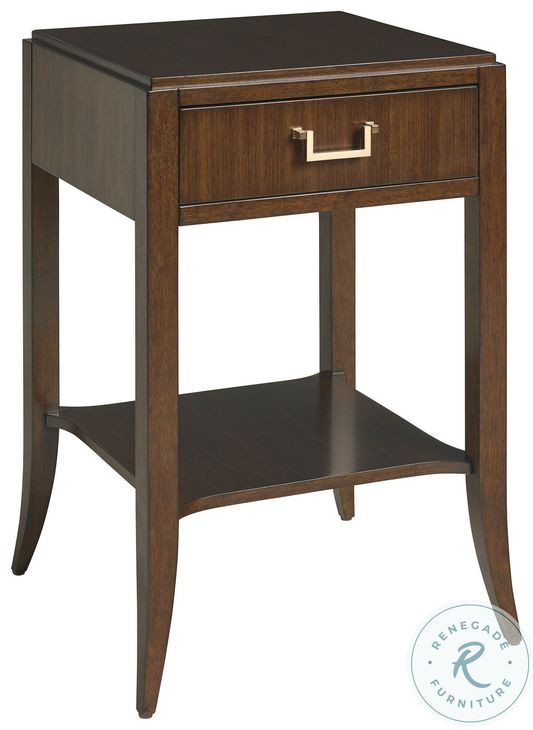 Rendezvous Walnut Vera Night Table