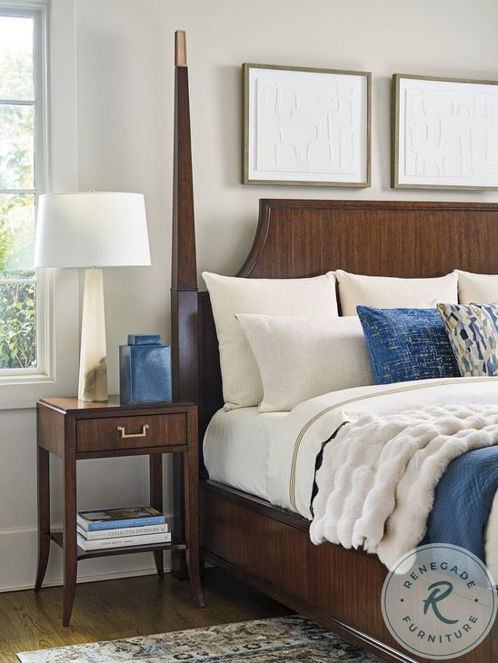 Rendezvous Walnut Vera Night Table