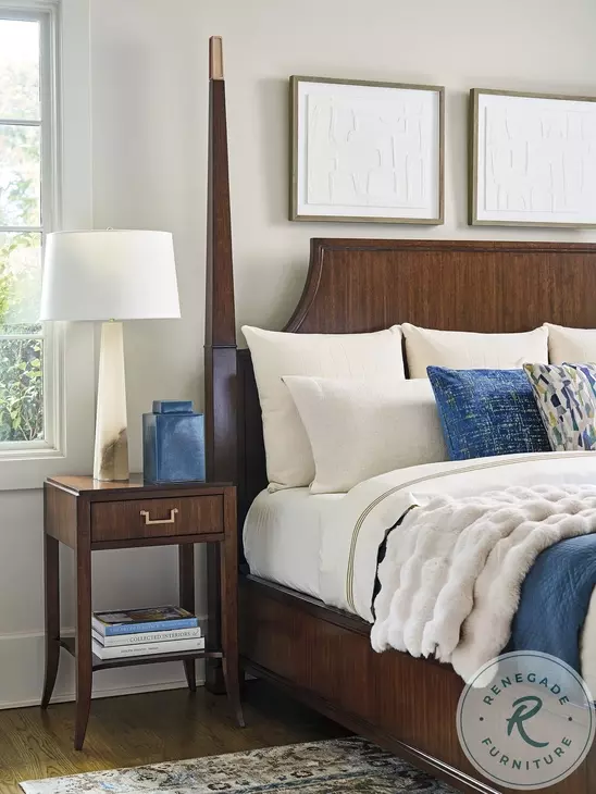 Rendezvous Walnut Vera Night Table