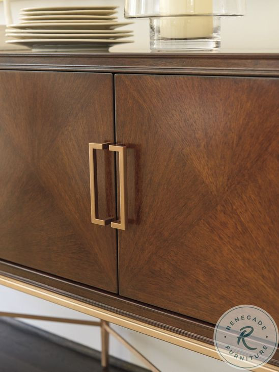 Rendezvous Walnut Round Extendable Warwick Dining Room Set